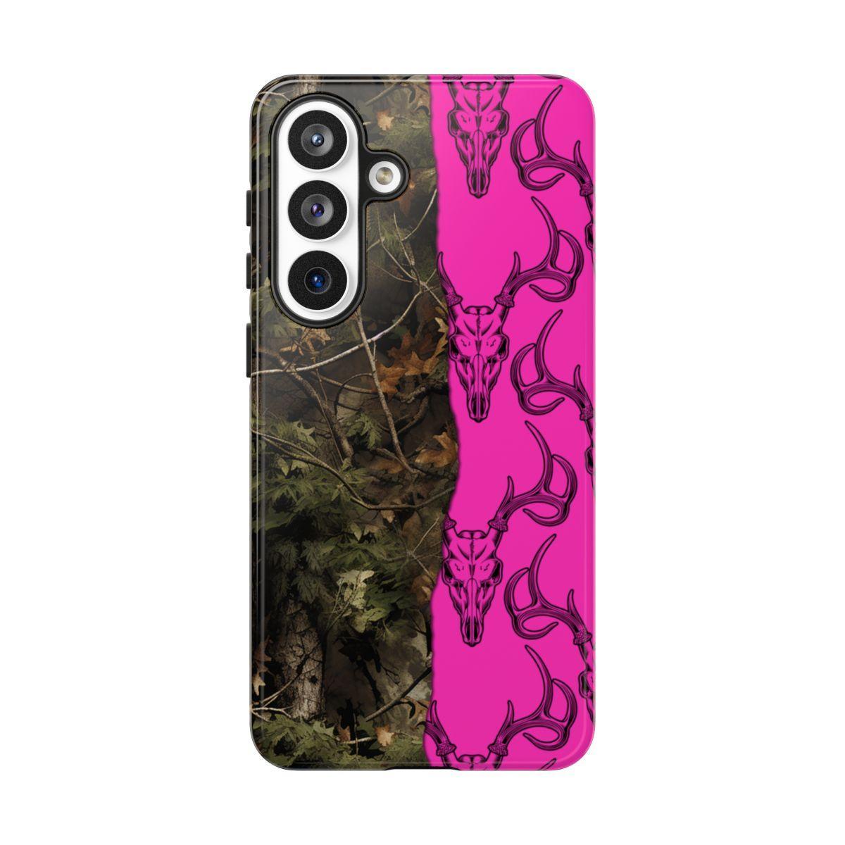 Camo Deer Skulls Pink Tough Case