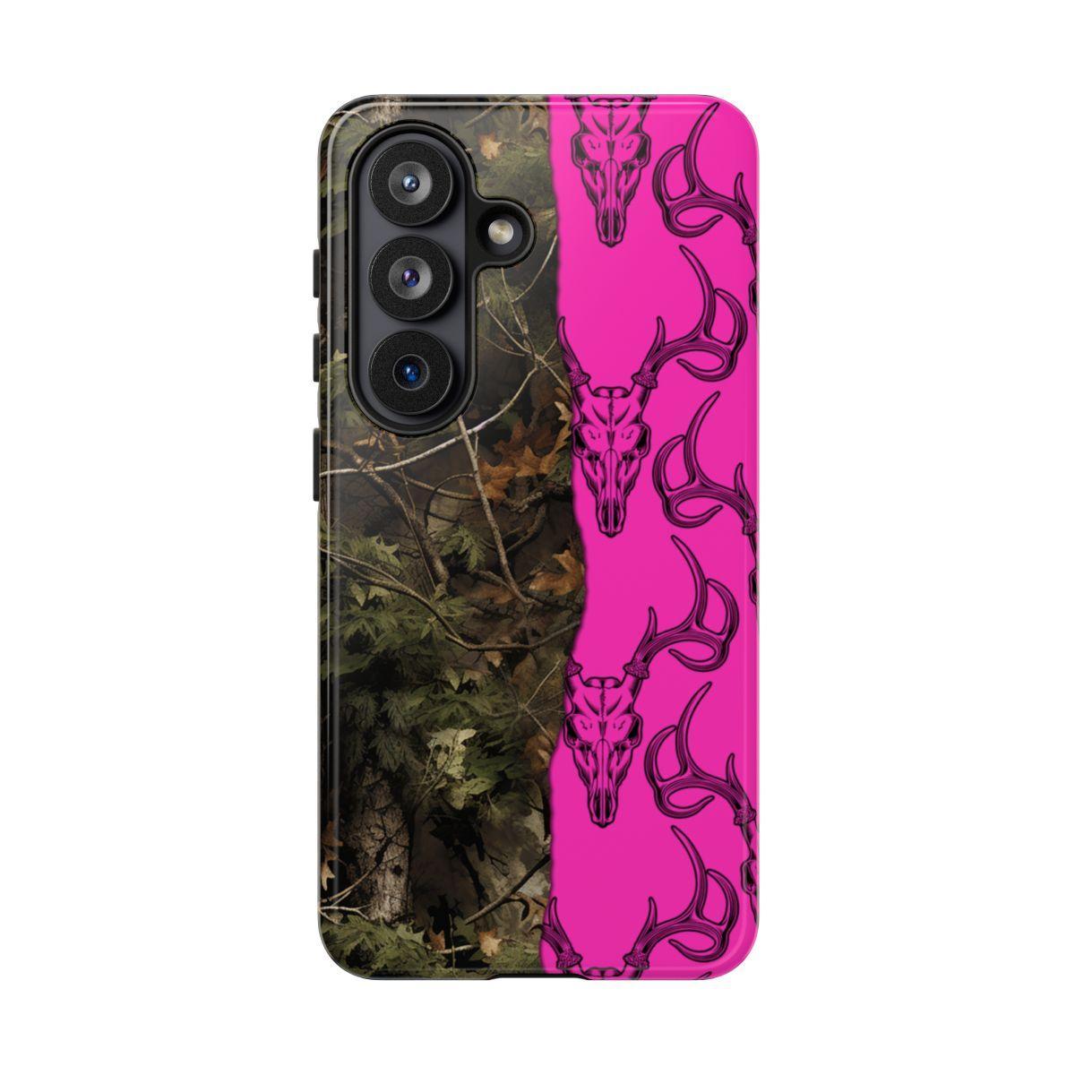 Camo Deer Skulls Pink Tough Case