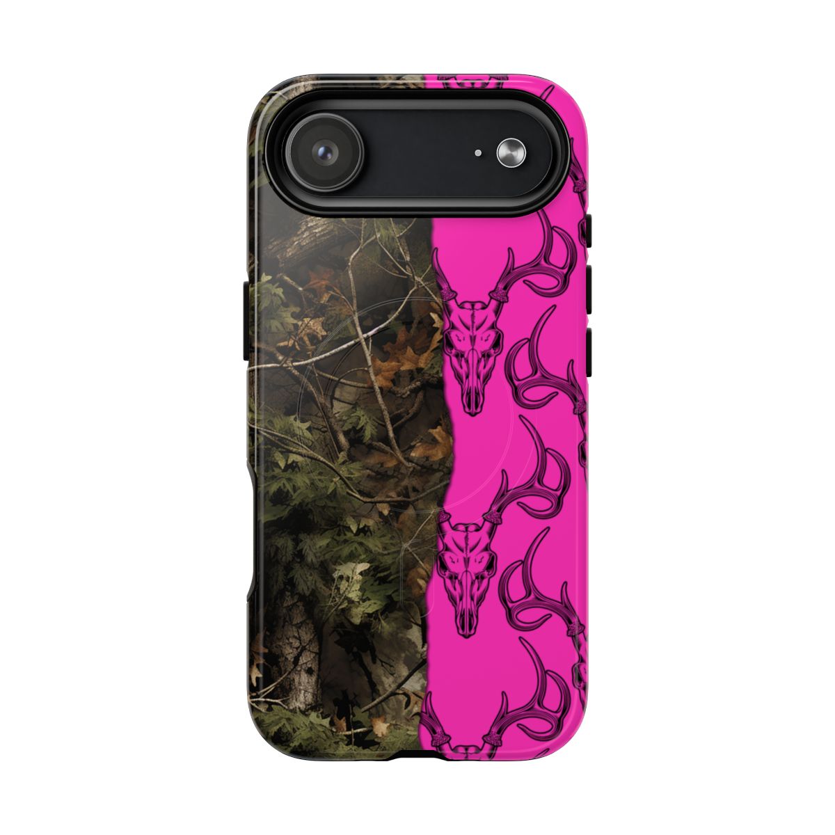 Camo Deer Skulls Pink Magnetic Case