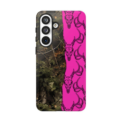Camo Deer Skulls Pink Tough Case