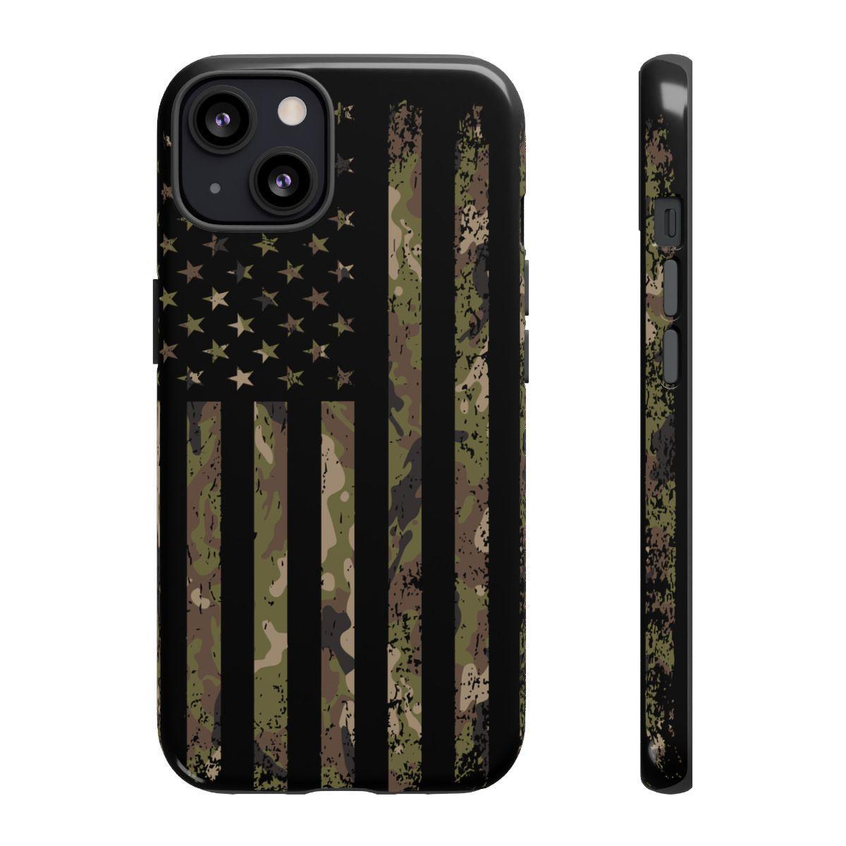 Camo Flag Patriotic Tough Case