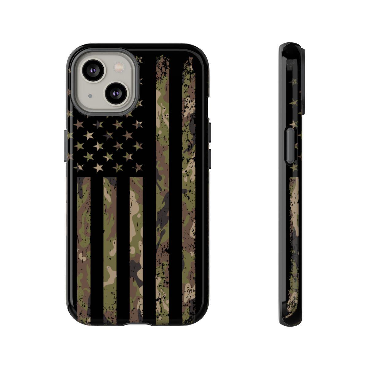 Camo Flag Patriotic Tough Case