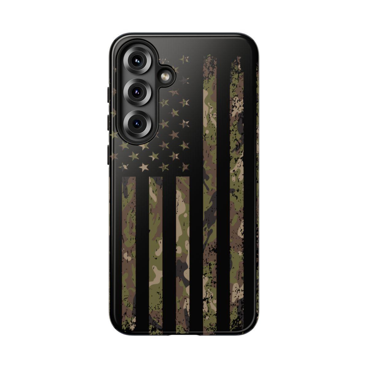 Camo Flag Patriotic Tough Case