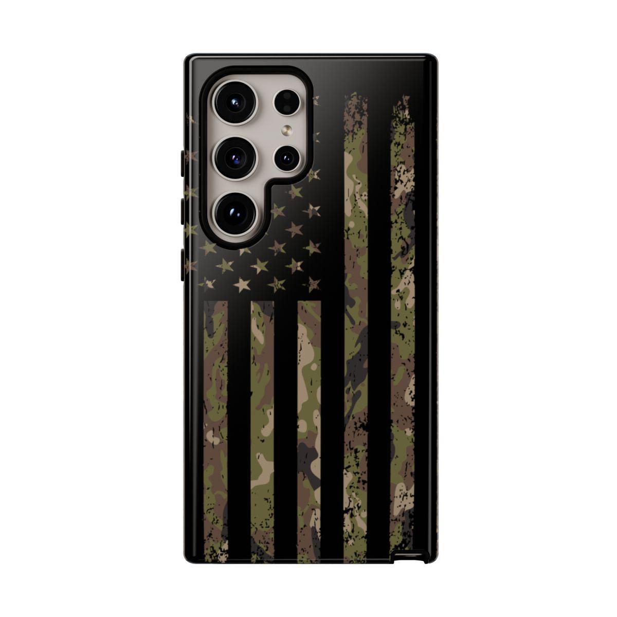 Camo Flag Patriotic Tough Case