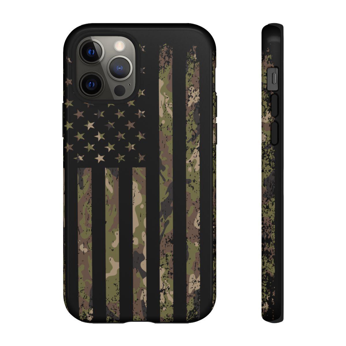 Camo Flag Patriotic Tough Case