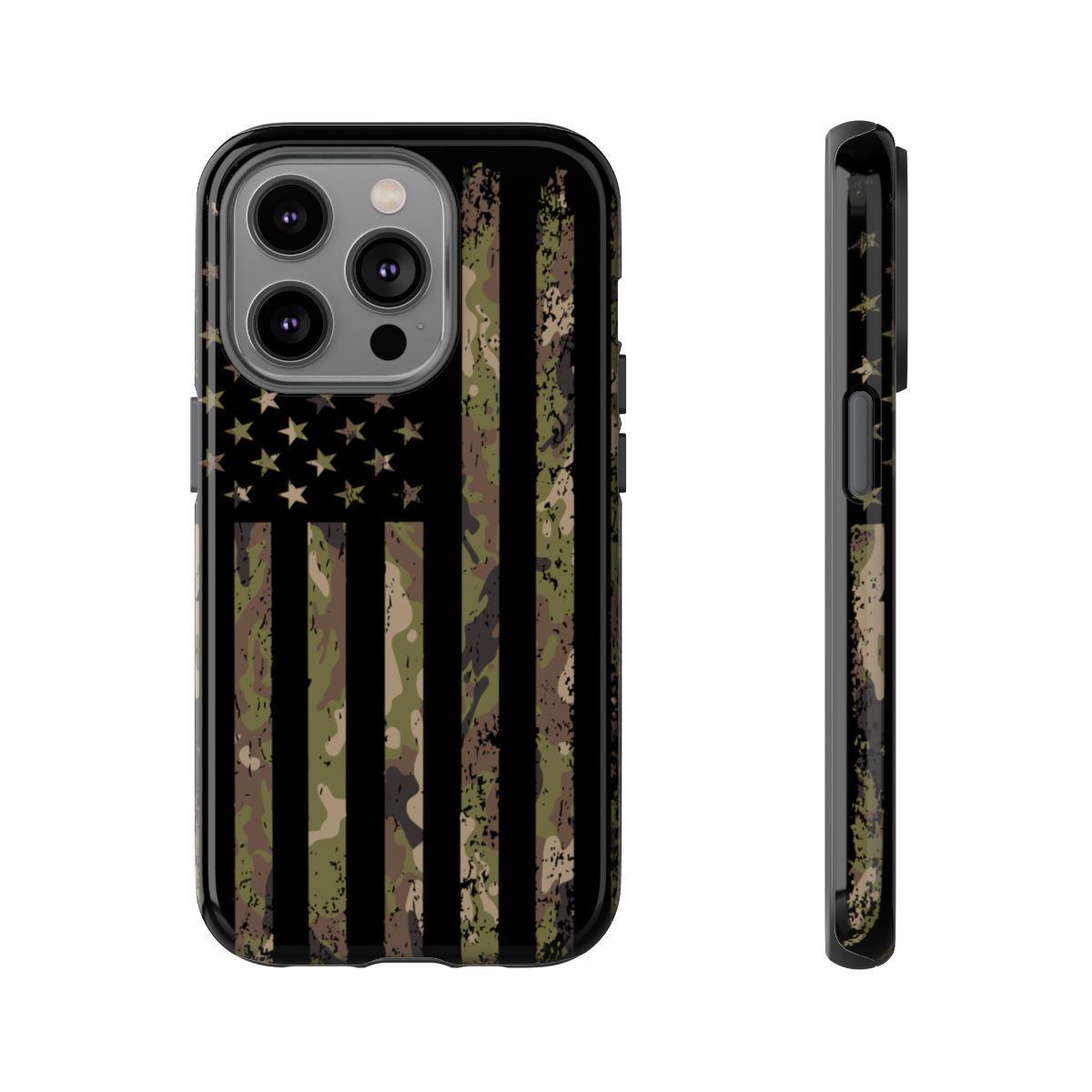 Camo Flag Patriotic Tough Case
