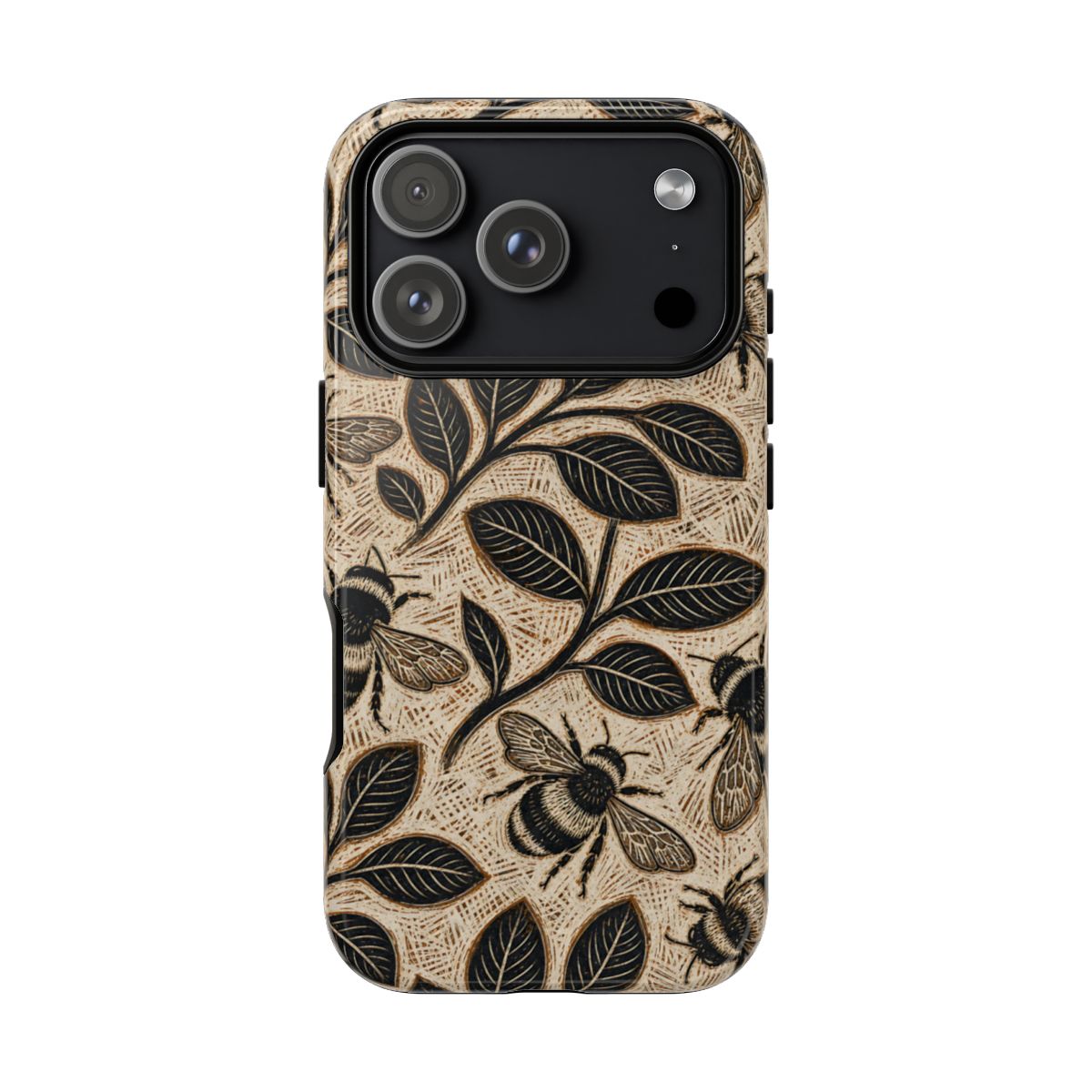 Carved Bees Tough Case - iPhone 18 Pro