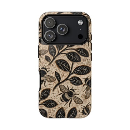 Carved Bees Tough Case - iPhone 18 Pro