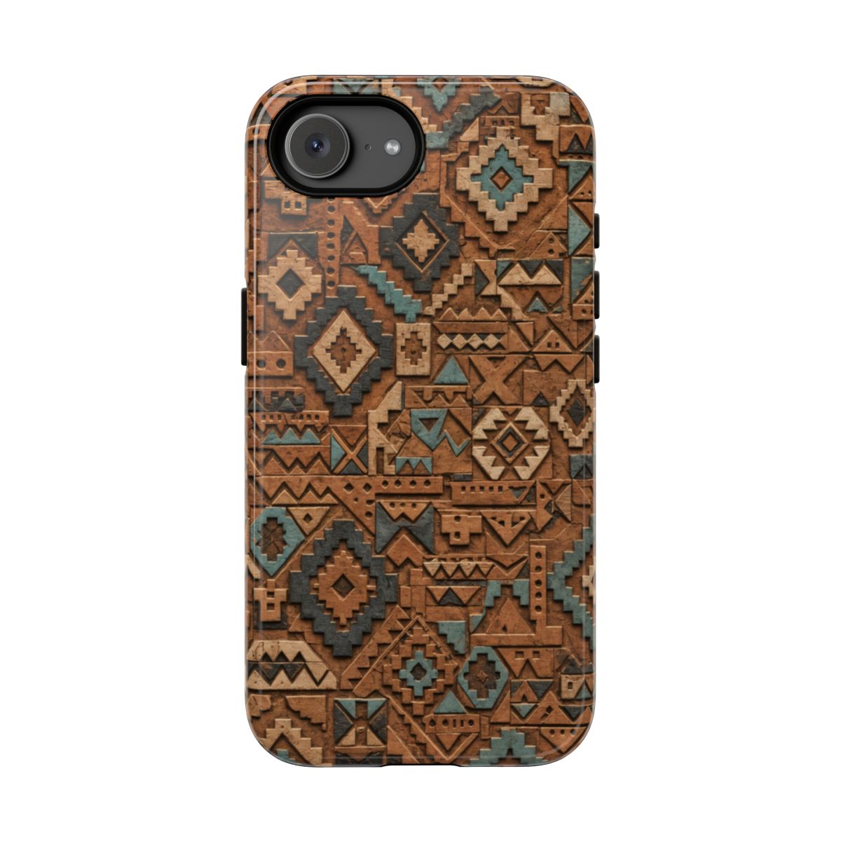Carved Clay Aztec Tough Case - iPhone 17e