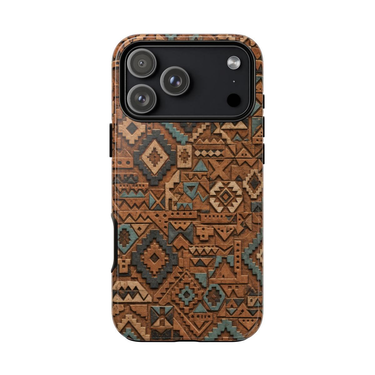 Carved Clay Aztec Tough Case - iPhone 18 Pro Max