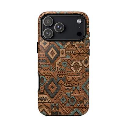 Carved Clay Aztec Tough Case - iPhone 18 Pro Max