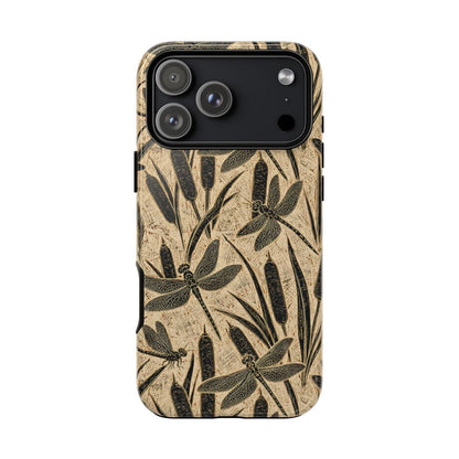 Carved Dragonflies Tough Case - iPhone 18 Pro Max