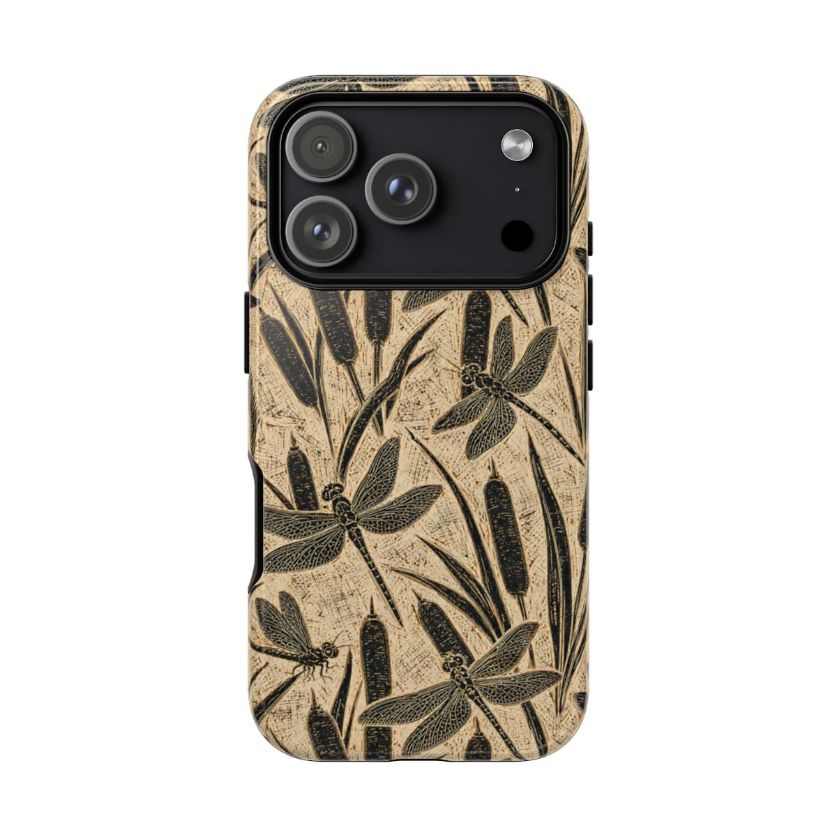 Carved Dragonflies Tough Case - iPhone 18 Pro