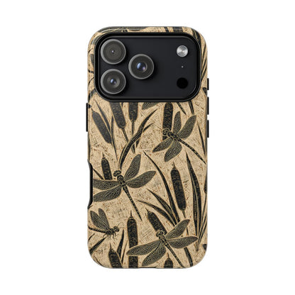 Carved Dragonflies Tough Case - iPhone 18 Pro