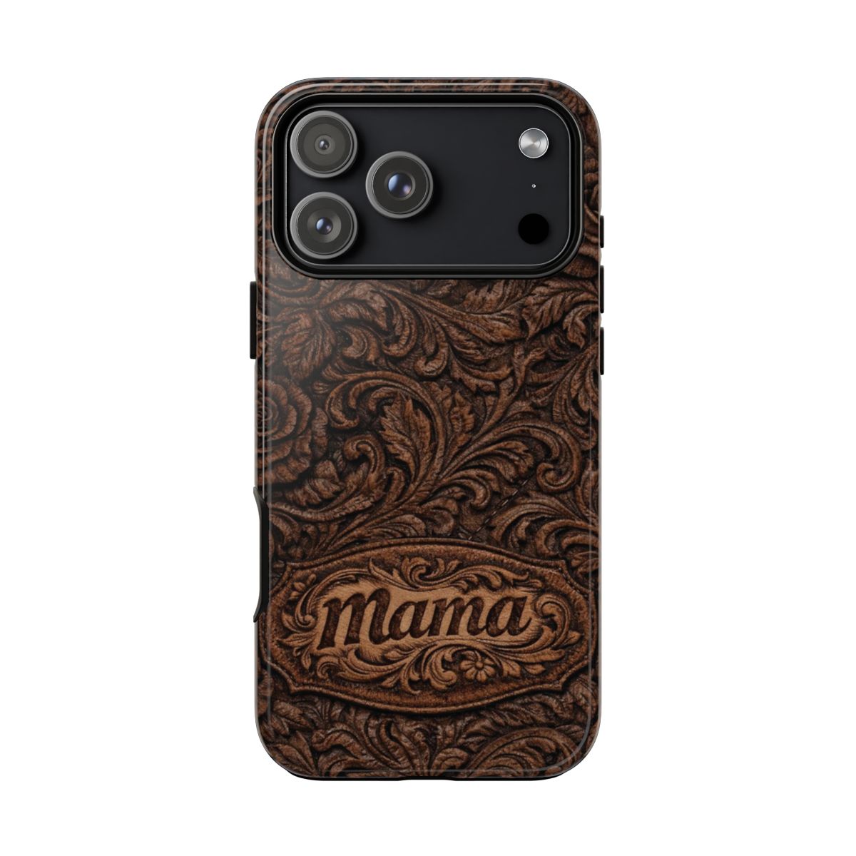 Carved Floral Mama Tough Case - iPhone 18 Pro Max
