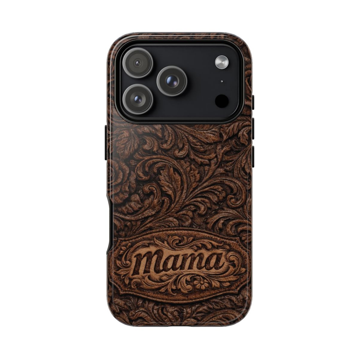 Carved Floral Mama Tough Case - iPhone 18 Pro