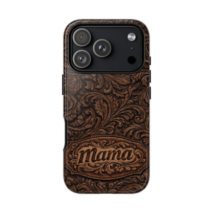 Carved Floral Mama Tough Case - iPhone 18 Pro