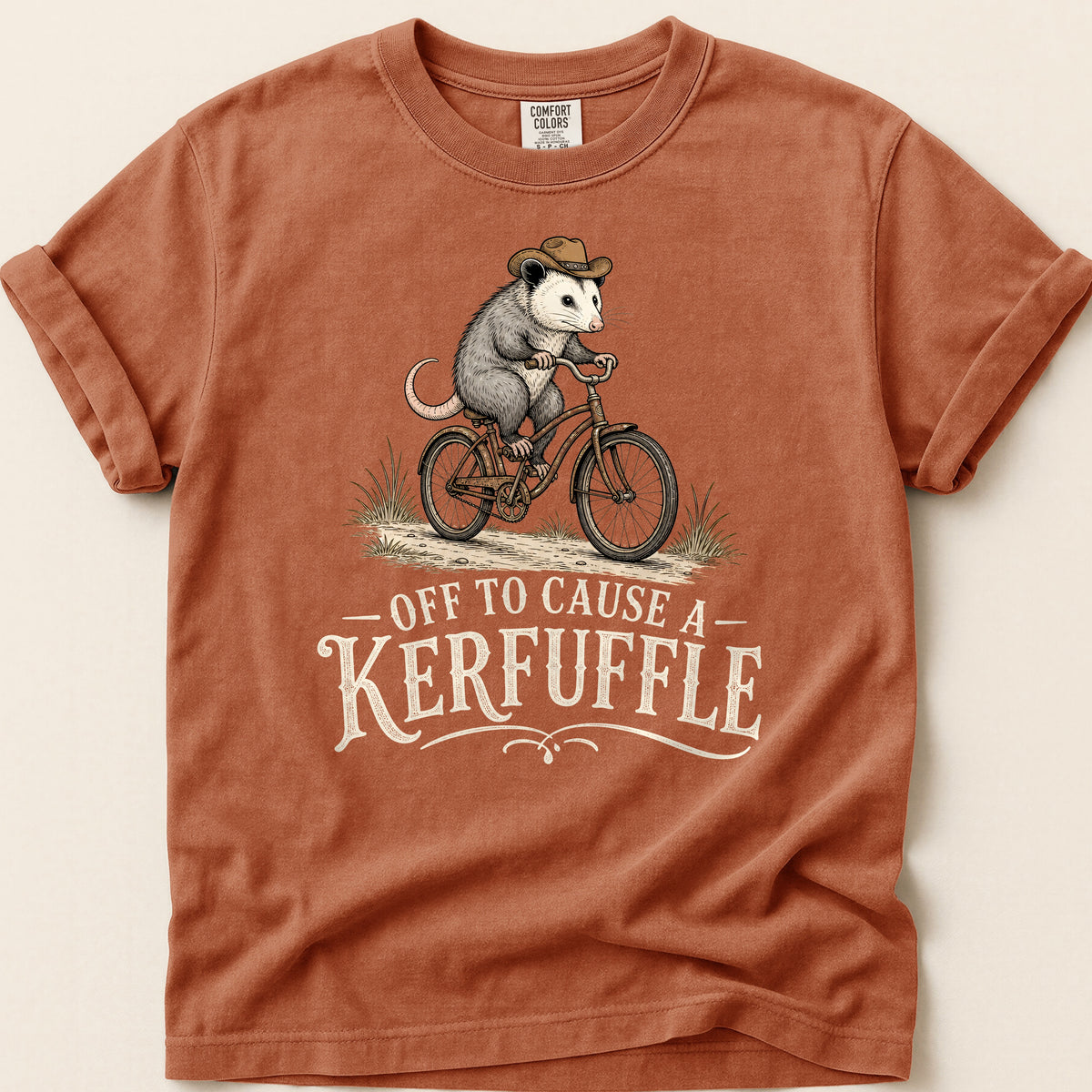 Cause A Kerfuffle T-shirt on Yam