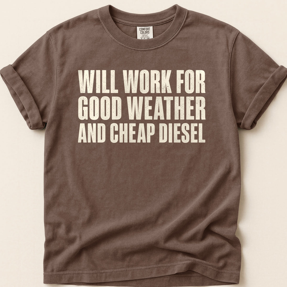 Cheap Diesel T-shirt on Espresso