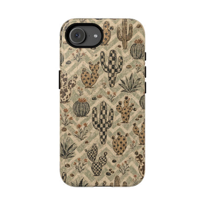 Checkered Cactus Tough Case - iPhone 16e
