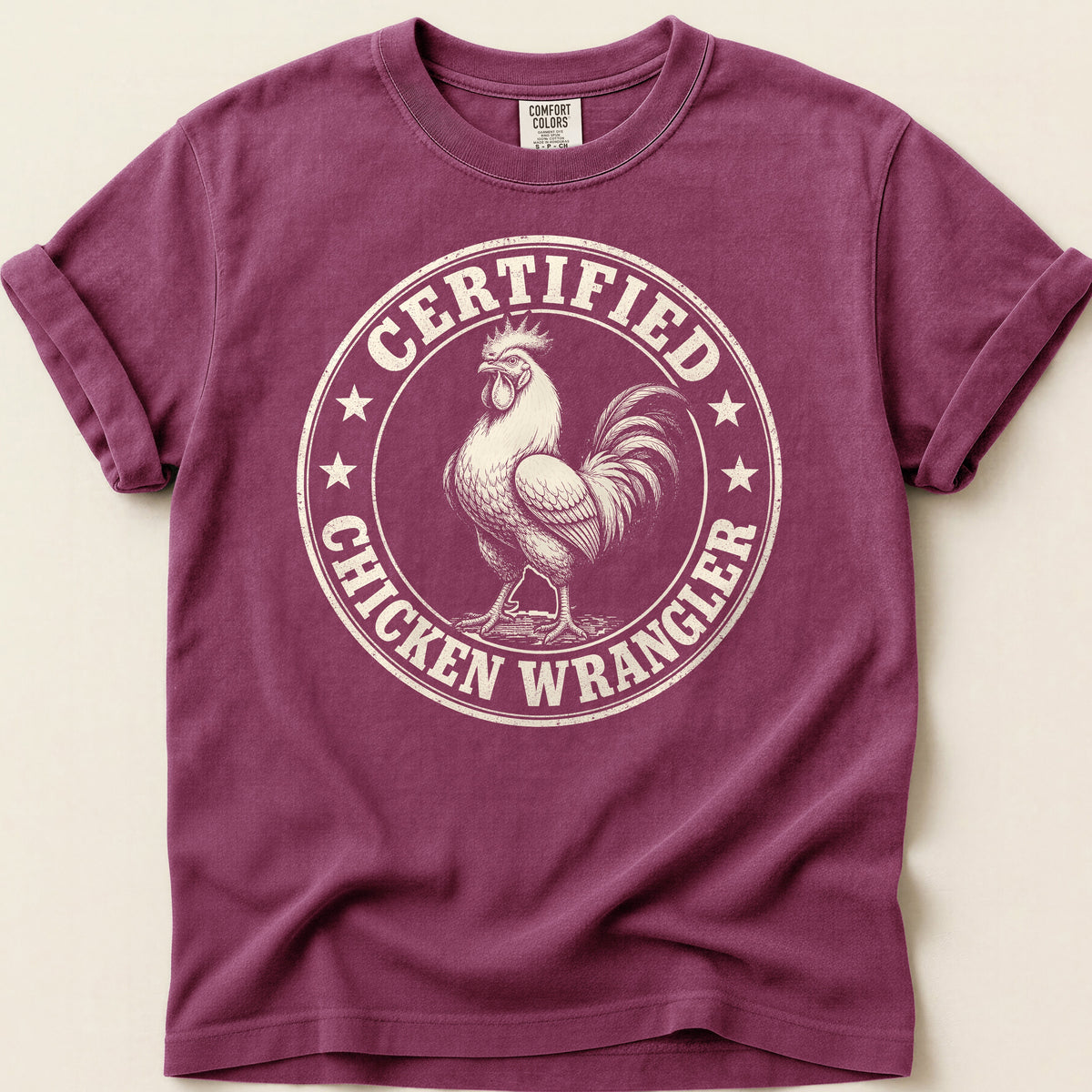 Chicken Wrangler T-shirt on Berry