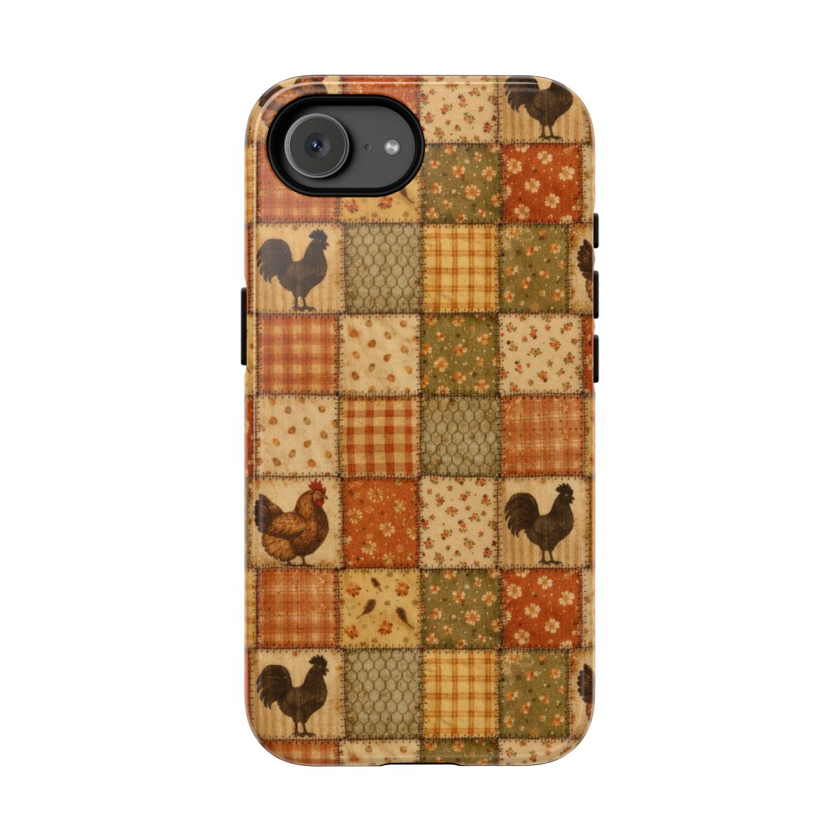Chickens Patchwork Tough Case - iPhone 16e