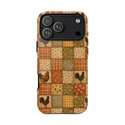 Chickens Patchwork Tough Case - iPhone 18 Pro Max