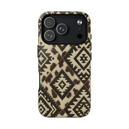 Chocolate Aztec Quilt Magnetic Case