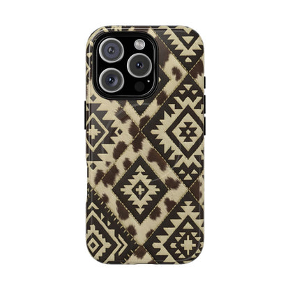 Chocolate Aztec Quilt Magnetic Case