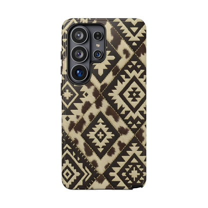 Chocolate Aztec Quilt Tough Case