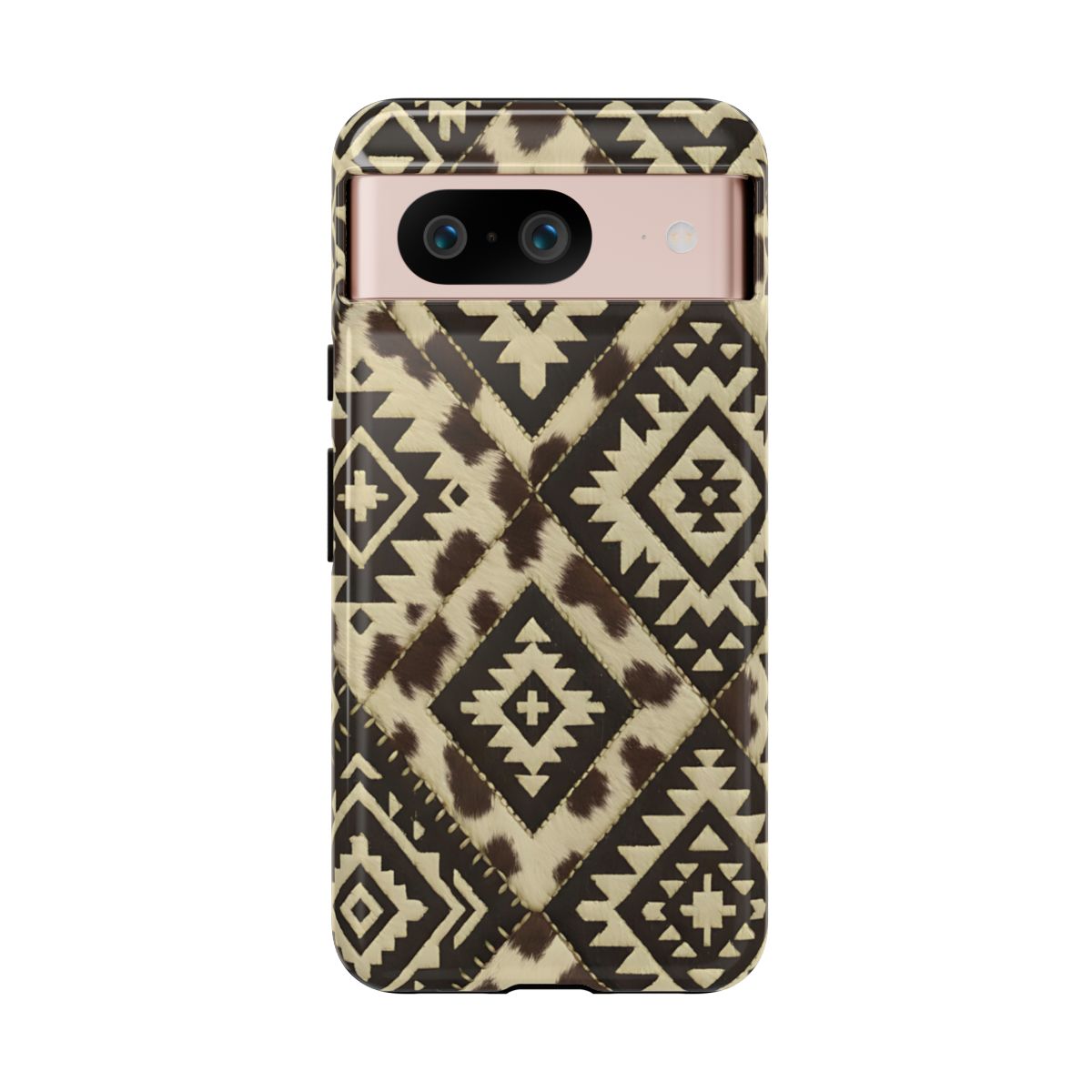 Chocolate Aztec Quilt Tough Phone Case