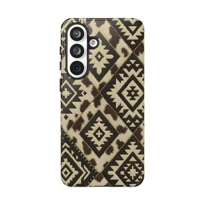 Chocolate Aztec Quilt Tough Case