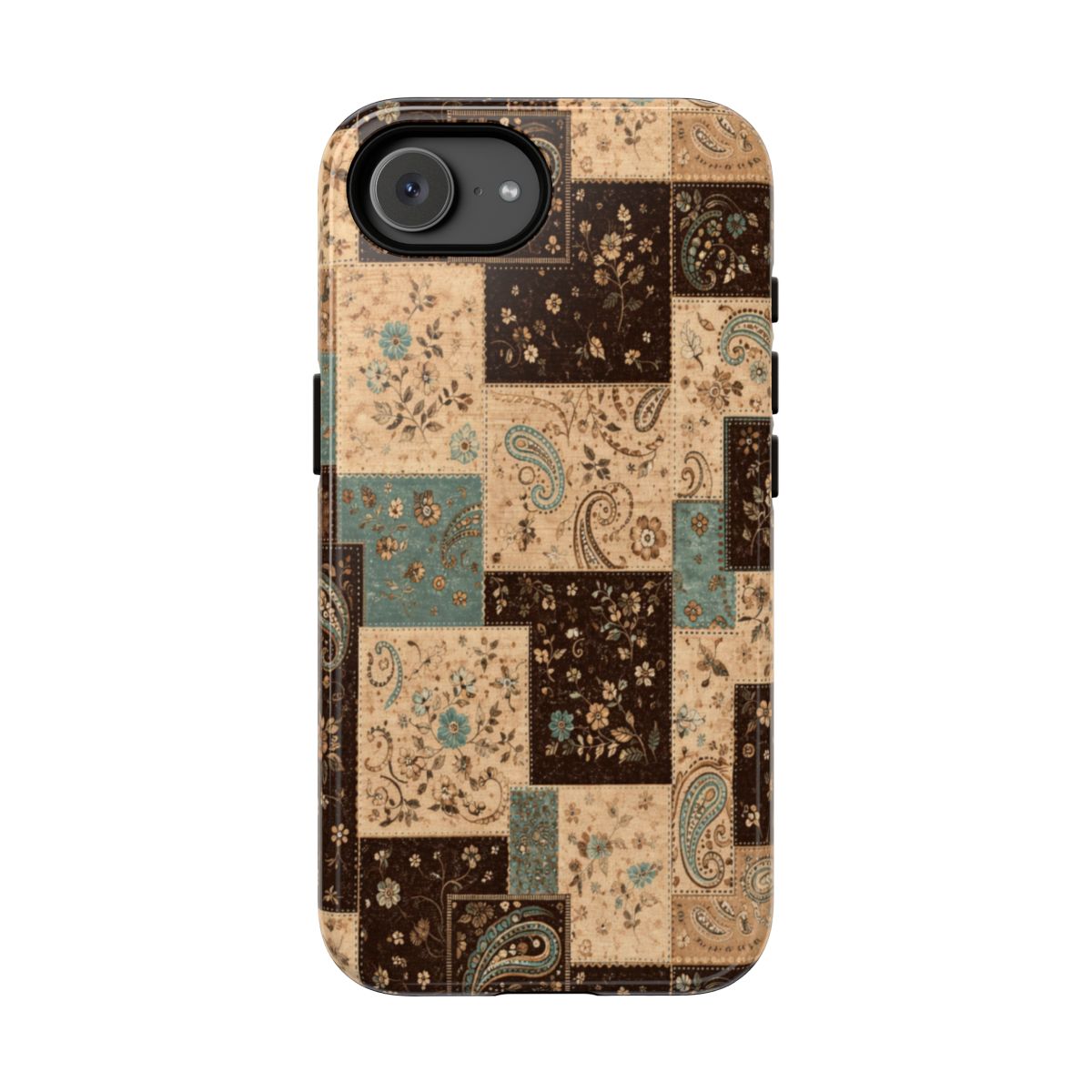 Chocolate Patchwork Tough Case - iPhone 16e