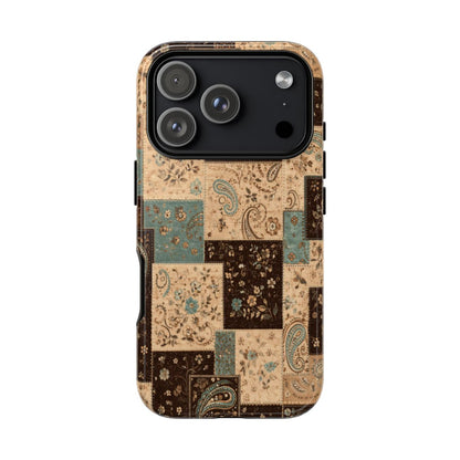 Chocolate Patchwork Tough Case - iPhone 18 Pro
