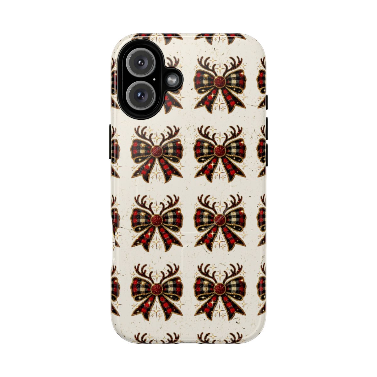 Christmas Antlers + Bows Magnetic Case