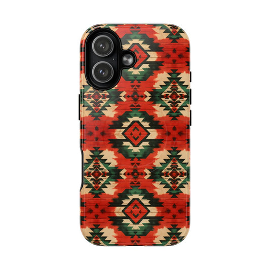 Christmas Aztec Magnetic Case