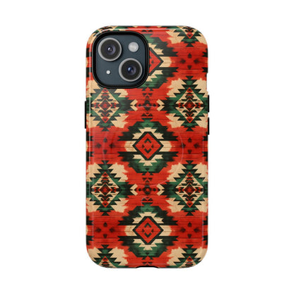 Christmas Aztec Magnetic Case