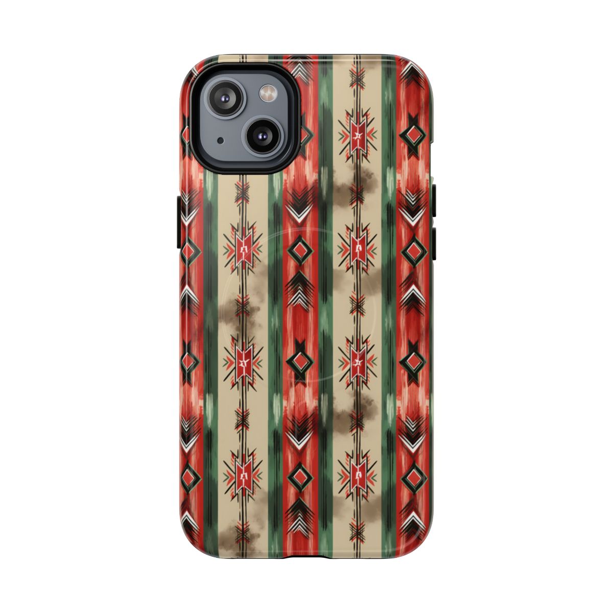 Christmas Aztec Stripes Magnetic Case