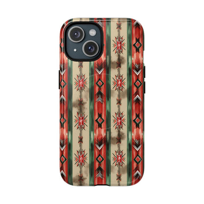 Christmas Aztec Stripes Magnetic Case