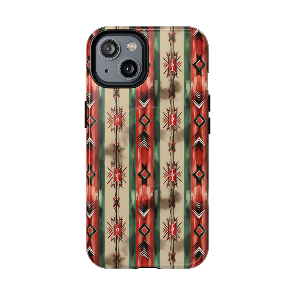 Christmas Aztec Stripes Magnetic Case