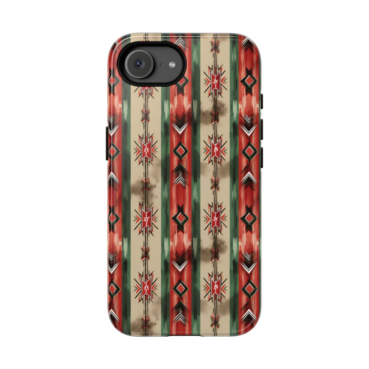 Christmas Aztec Stripes Tough Case - iPhone 16e