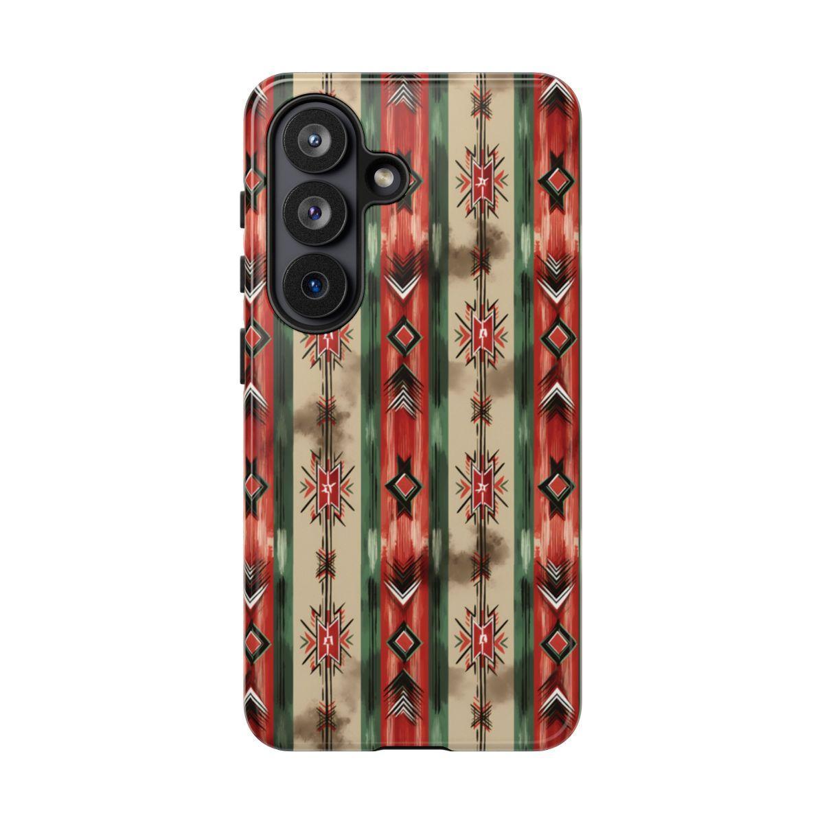 Christmas Aztec Stripes Tough Case