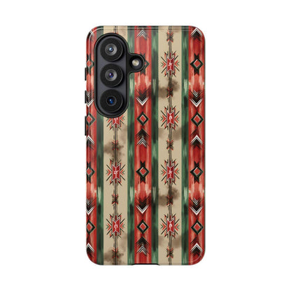 Christmas Aztec Stripes Tough Case