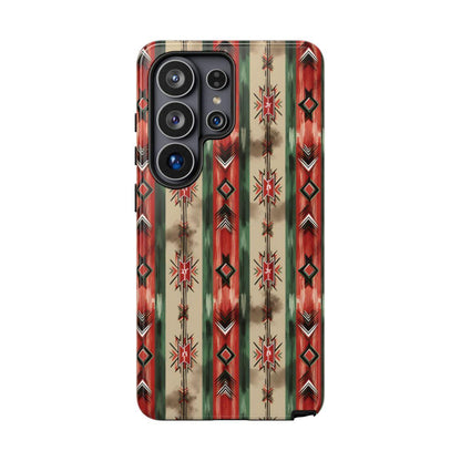 Christmas Aztec Stripes Tough Case