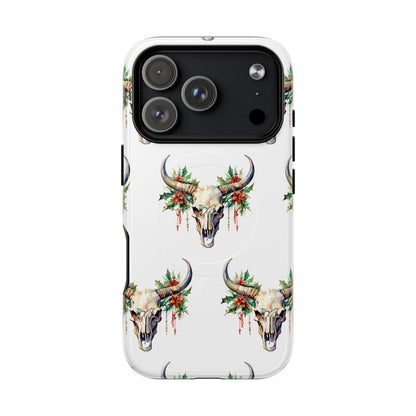 Christmas Bull Skull Magnetic Case - iPhone 18 Pro