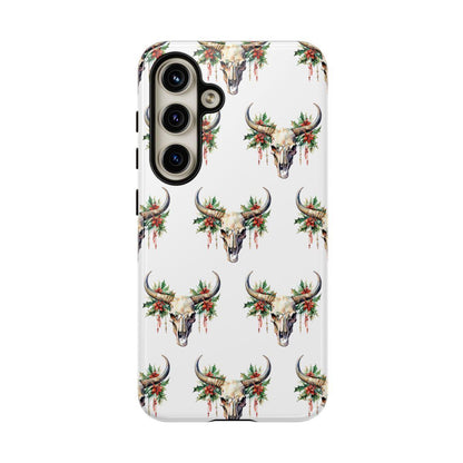 Christmas Bull Skull Tough Case