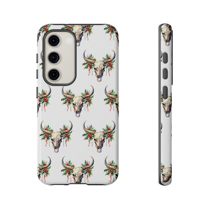 Christmas Bull Skull Tough Case