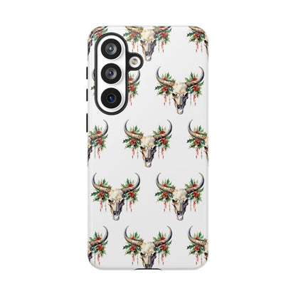 Christmas Bull Skull Tough Case