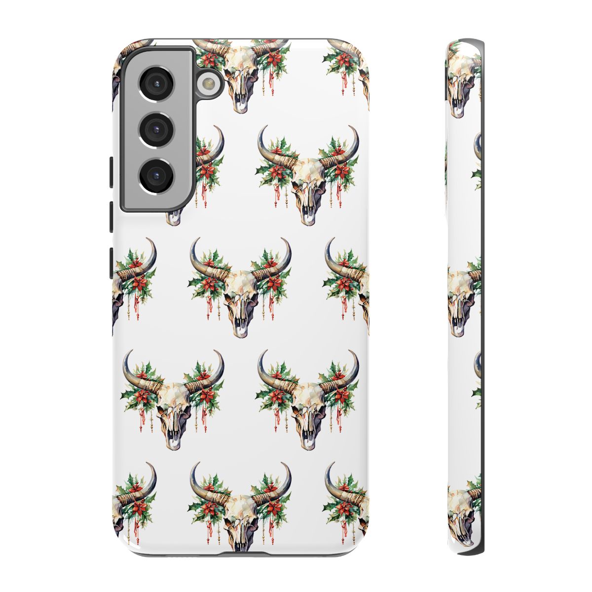 Christmas Bull Skull Tough Case