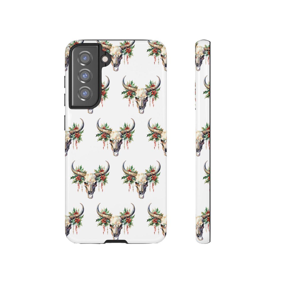 Christmas Bull Skull Tough Case